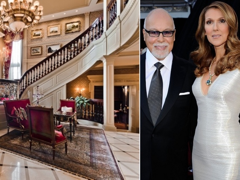 صور قصر سيلين ديون وزوجها الراحل يباع بمبلغ خيالي.. فخامته تتجاوز القصور الملكية!